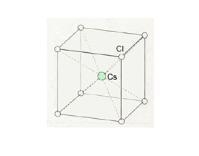 Solid cesium iodide has the same kind of crystal structure as CsCl which is pictured-example-1