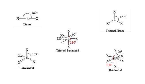 three different values can be observed for the bond angles in which of the following-example-1