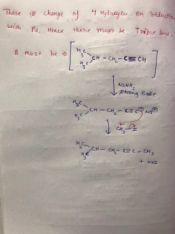 Identify the compounds B and C. Compound B has molecular formula C6H10 and gives (CH-example-1