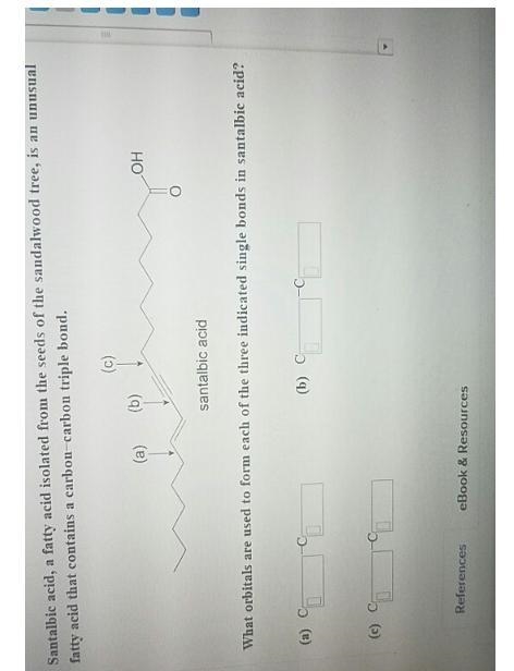 Santalbic acid, a fatty acid isolated from the seeds of the sandalwood tree, is an-example-1