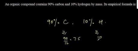 C=90% H=10% molecular formula ???-example-1