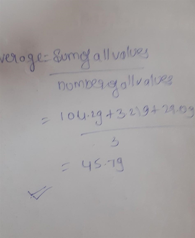 How to calculate average mass in grams?-example-1