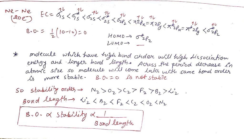 Determine the ground-state electron configuration and bond order for each of the Period-example-2