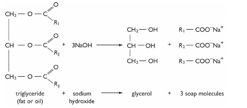 How many milliliters of a 0.595 MM NaOH NaOH solution are needed to completely saponify-example-1