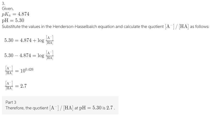 Write the Henderson-Hasselbalch equation for a propanoic acid solution ( CH 3 CH 2 CO-example-4