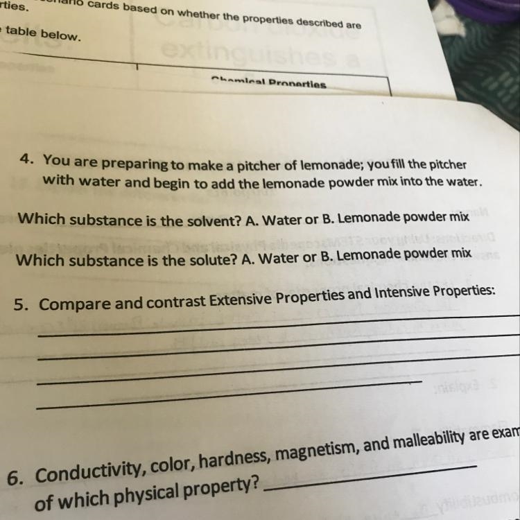 Which substance is solvent and which substance is solute (number 4)-example-1