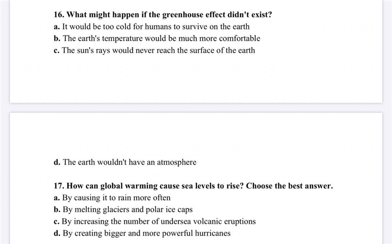 6th grade science (answer both)-example-1