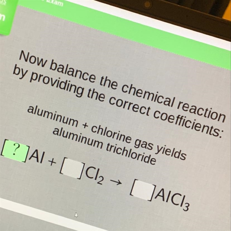 Now balance the chemical reaction by providing the correct coefficients:-example-1