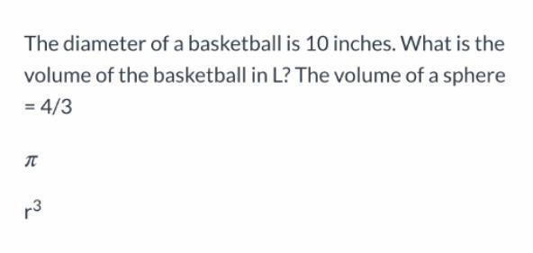 PLEASE HELPPPP!!! diameter & volume question-example-1