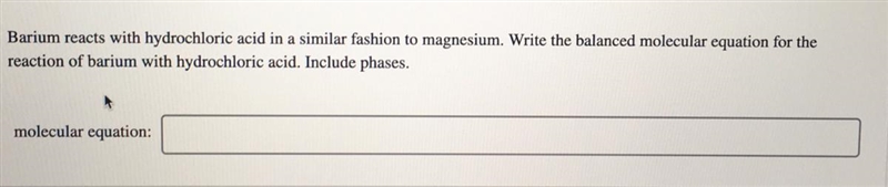 Write a balanced molecular equation (photo)-example-1