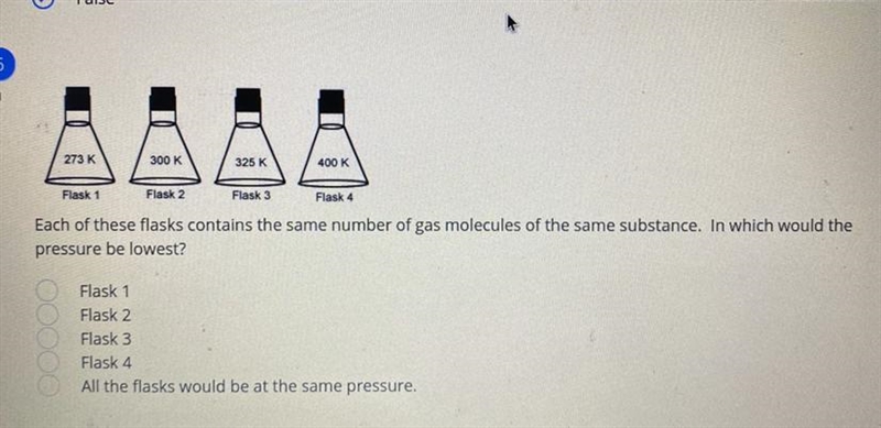 I’m which flask would the pressure be the lowest?-example-1