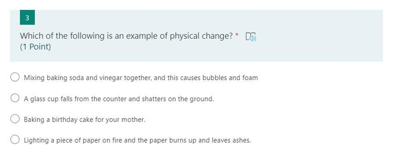 Which of the following is an example of physical change?-example-1