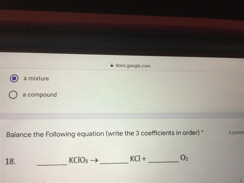 Need help please Balancing the equation in the pic-example-1