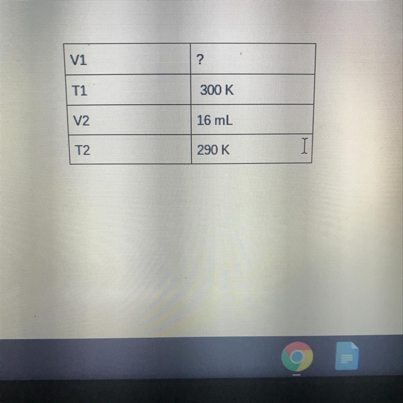 From the data table given, calculate the missing quantity-example-1