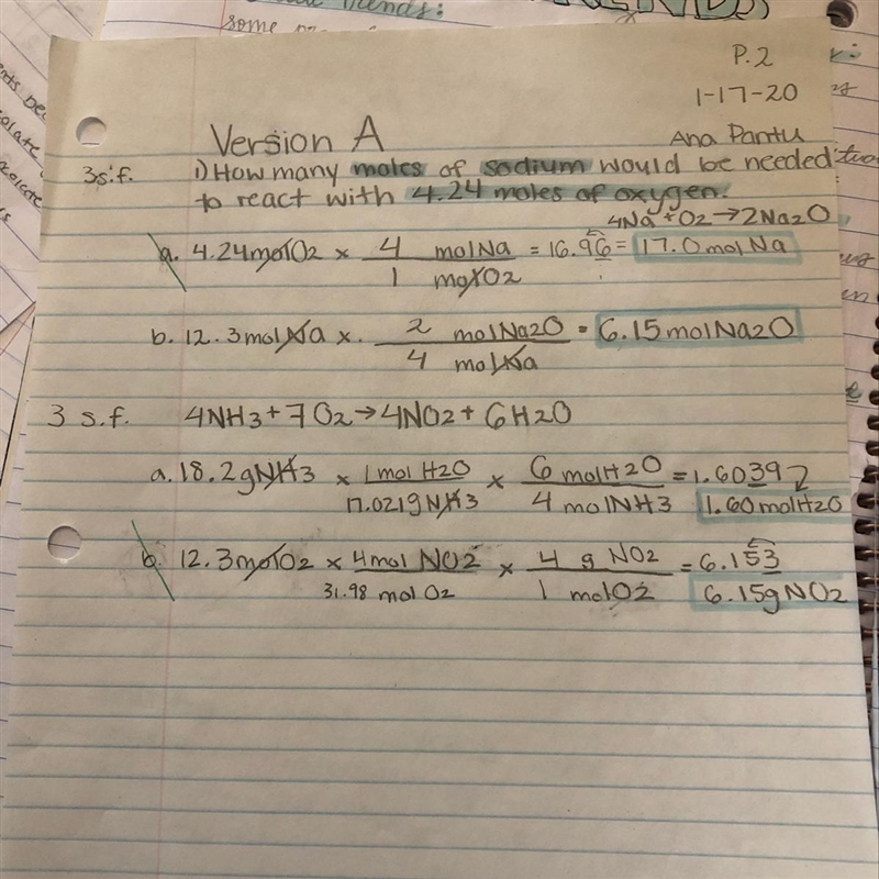 Can someone please point out what I did wrong in a and d. A is going from mole to-example-1