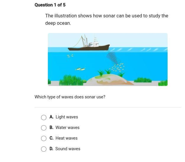 the illustration shows how sonar can be used to study the deep ocean which type of-example-1