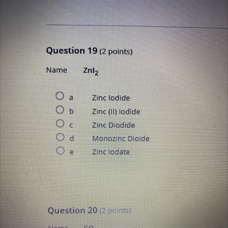 What is the name for Znl2-example-1