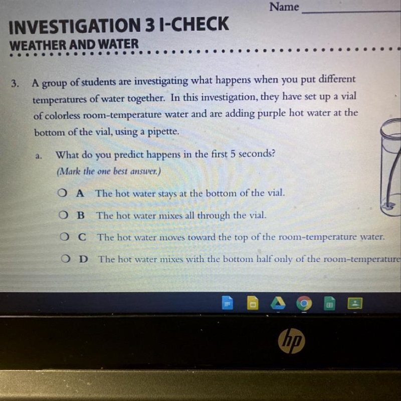 А group of students are investigating what happens when you put different temperatures-example-1