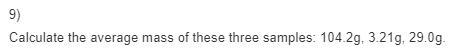How to calculate average mass in grams?-example-1