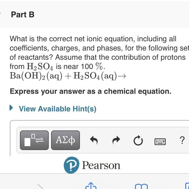 What is the correct ionic equation, including all coefficients, charges, and phases-example-1