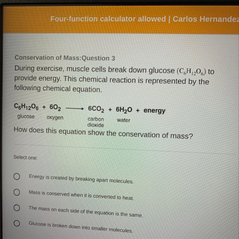 Conservation of mass question..-example-1