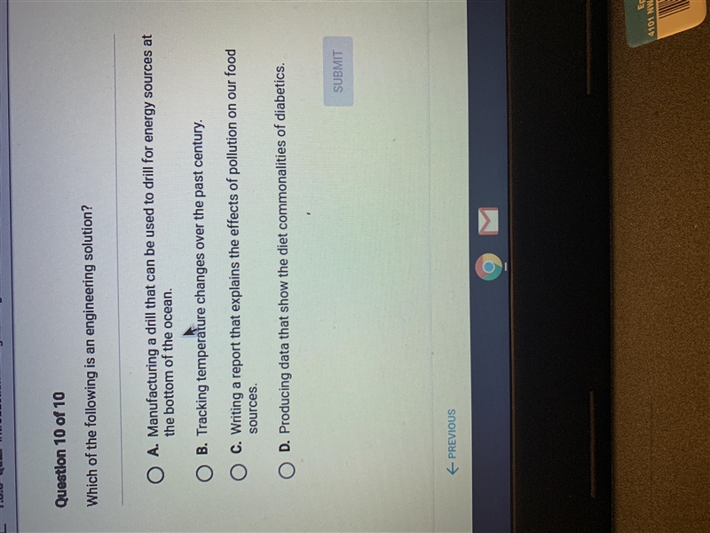 Help quick!!!! 50 POINTS!!! Which of the following is an engineering Solution?-example-1