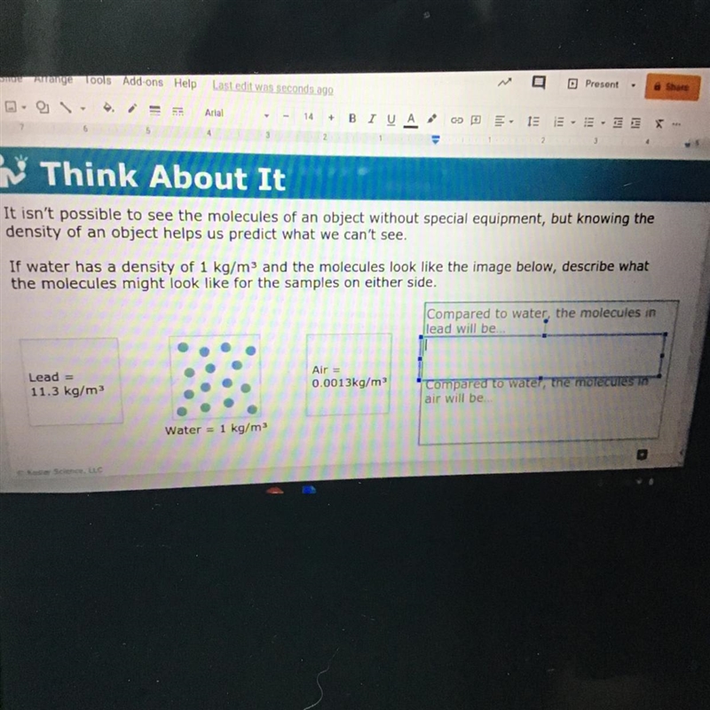 It isn't possible to see the molecules of an object without special equipment but-example-1