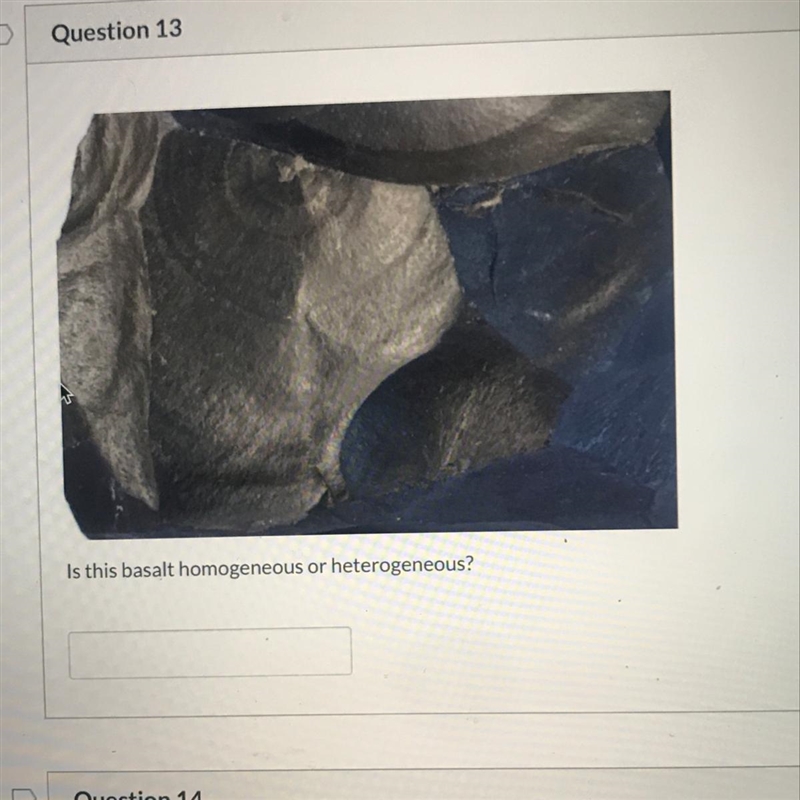 Is this basalt homogeneous or heterogeneous?-example-1