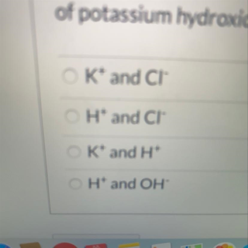 Identify the spectator ions in the reaction that occurs between aqueous solutions-example-1