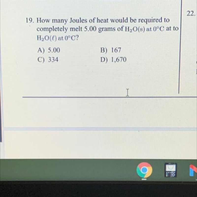 How many Joules of heat would be required completely melt 5.00 grams of H2O(s) at-example-1