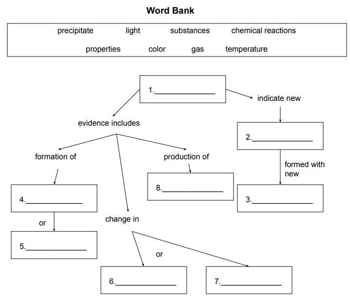 Graphic organizer: Use the terms in the word bank to complete the graphic organizer-example-1