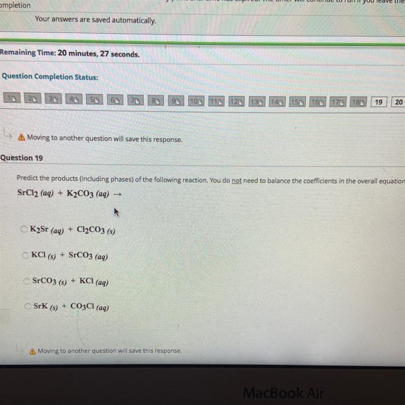 SrCl2 (aq) + K2CO3 (aq) —>-example-1