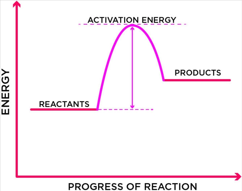 What would happen to this reaction if an enzyme was added? Mark all that apply. 1) The-example-1