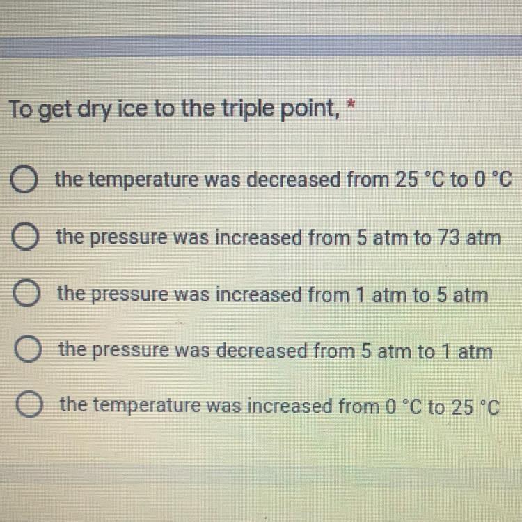 To get dry ice to the triple point PLEASE HELP !!-example-1