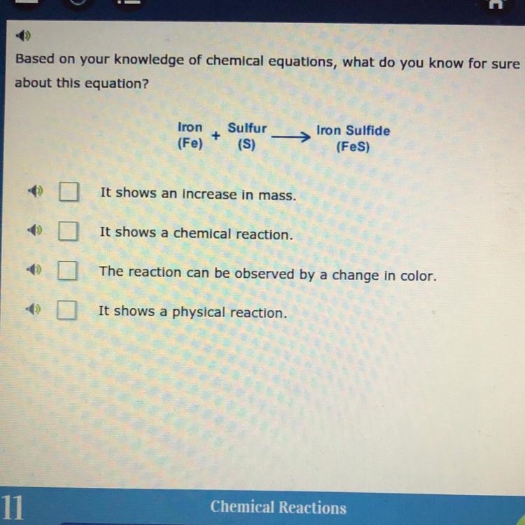 Based on your knowledge of chemical equations, what do you know for sure about this-example-1