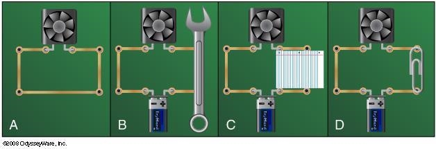 Select all that apply. Which of the following do not illustrate a complete circuit-example-1