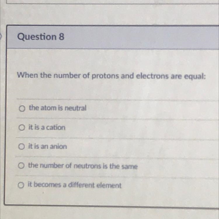 When the number of protons and electrons are equal:-example-1