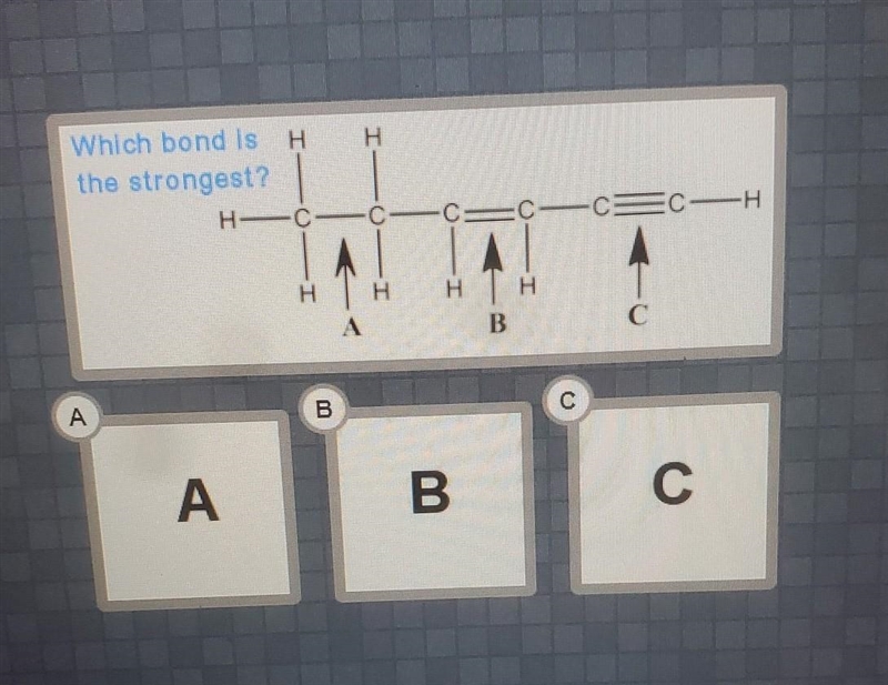 Which bond is the strongest ​-example-1