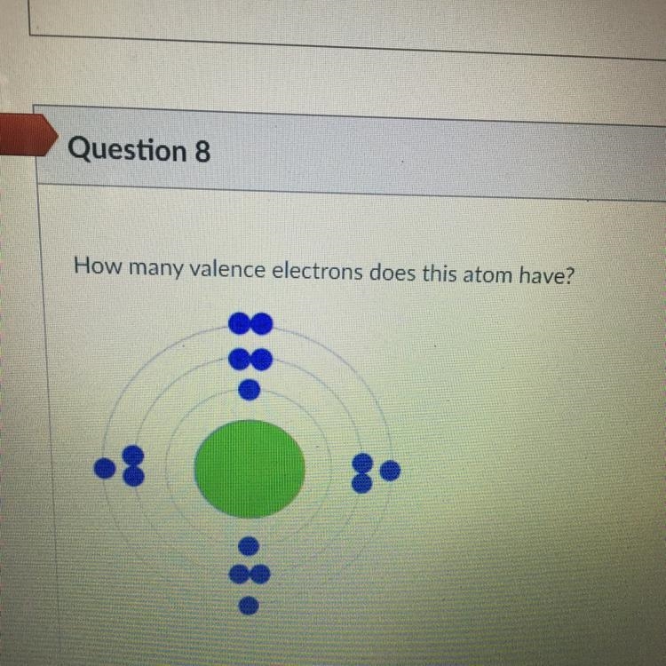 How many valence electrons does this atom have? (Urgent plz help)-example-1