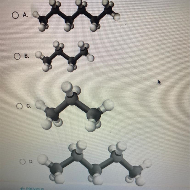 Which of the following represents C 4 H 10-example-1