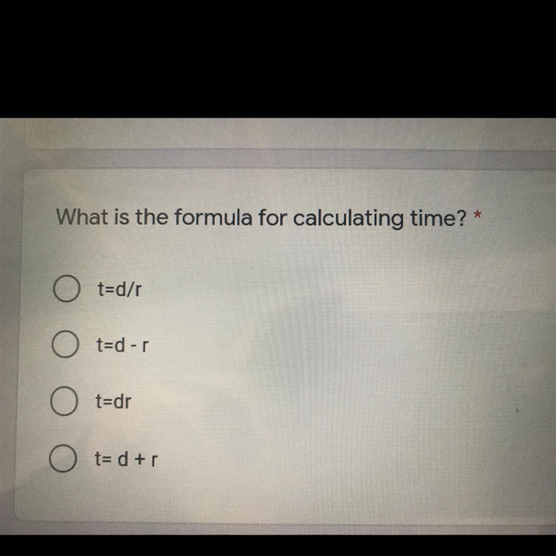 What is the formula for calculating time-example-1