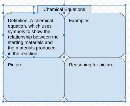 What is an example for "chemical equations"?-example-1