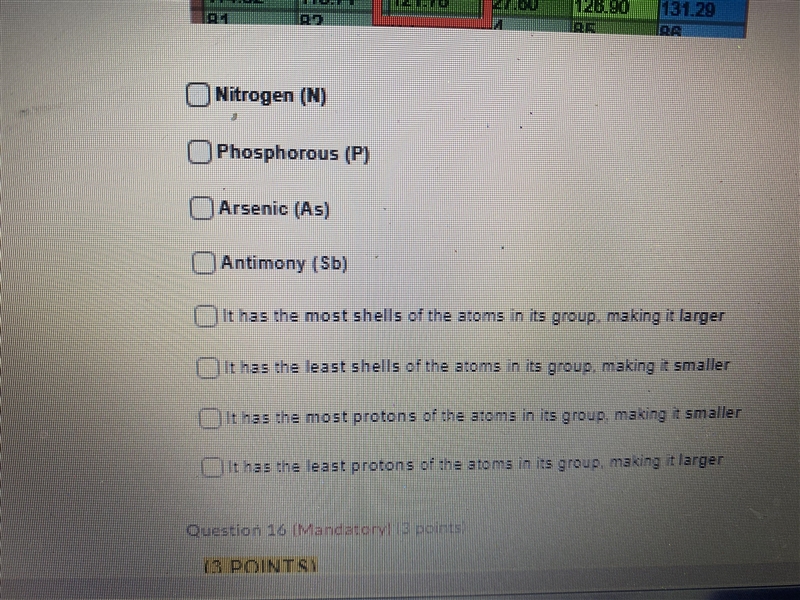 #15: identify which of the following atoms has the highest electronegativity and choose-example-2