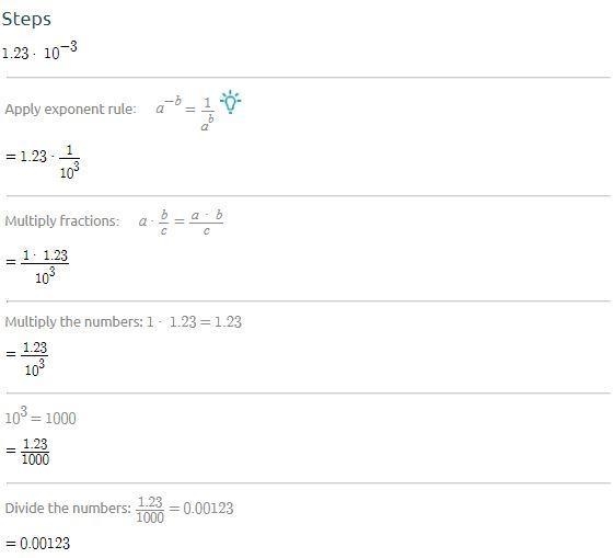 What is 1.23 x 10^-3 in standard notation-example-1