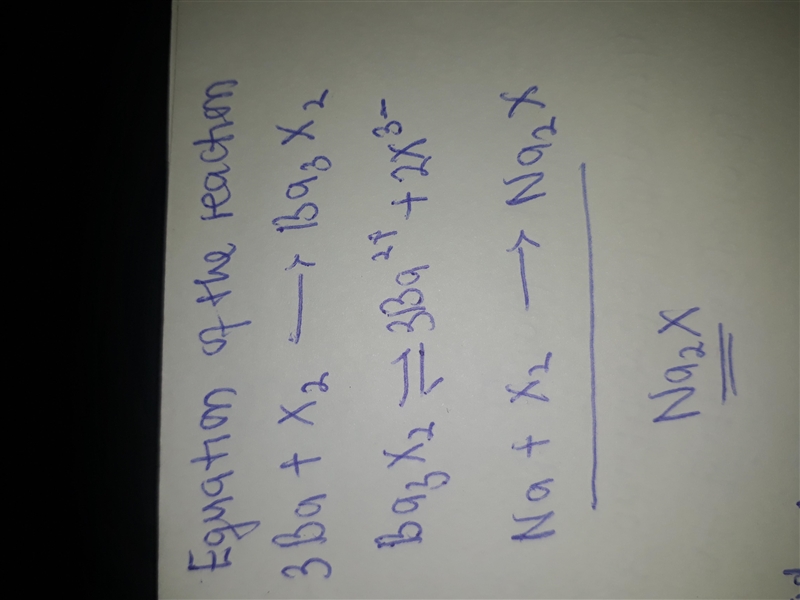 Barium reacts with a polyatomic ion to form a compound with the general formula Ba-example-1