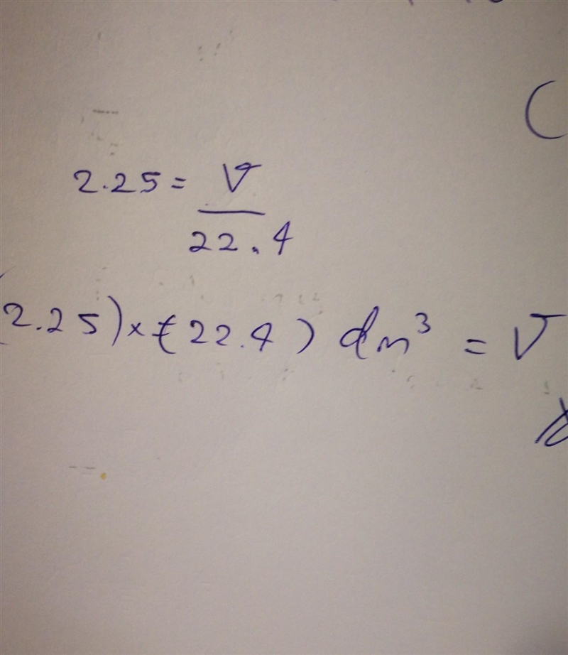 Find volume of 2.25mol of he at stp-example-1