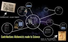 How did alchemists contribute to science ?-example-1