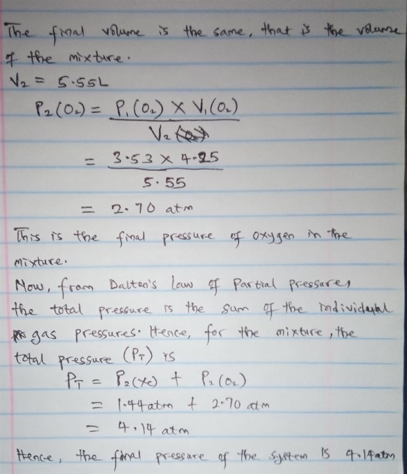 The stopcock connecting a 1.30 L bulb containing xenon gas at a pressure of 6.15 atm-example-3