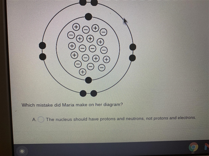 Which mistake did Maria make on her diagram-example-1