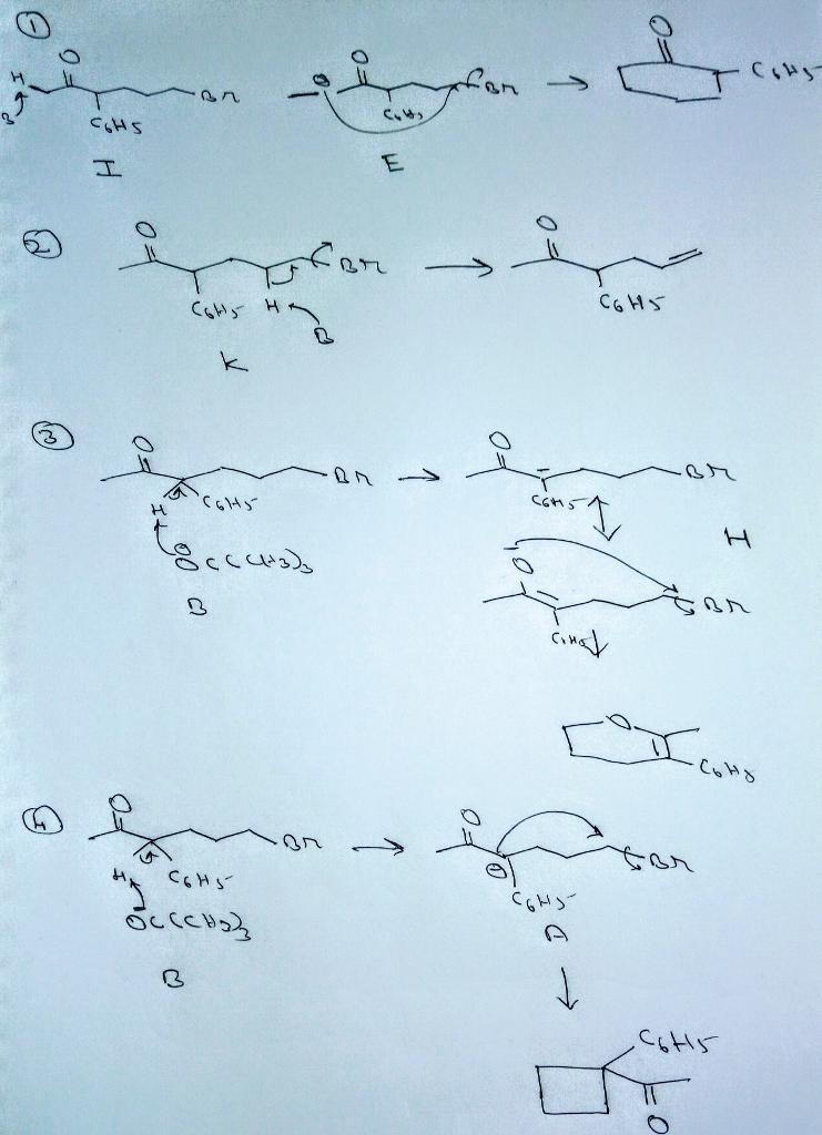 Be sure to answer all parts. provide stepwise mechanisms illustrating how each product-example-1